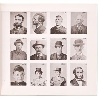 (CRIME.) Pinkertons National Detective Agency. American Bankers Association, Book of Photographs.